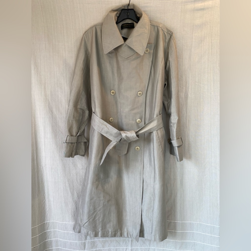 Donna Karan Silk Trench Coat